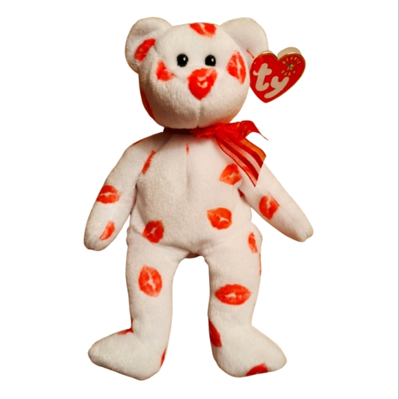 Ty Beanie Babies Smooch Plush - Picture 3 of 4